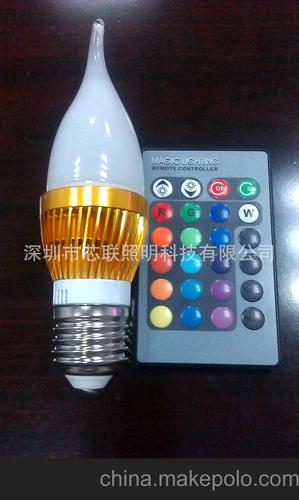 3W RGB LED蜡烛灯厂家供应指南 建材装饰中的光影艺术